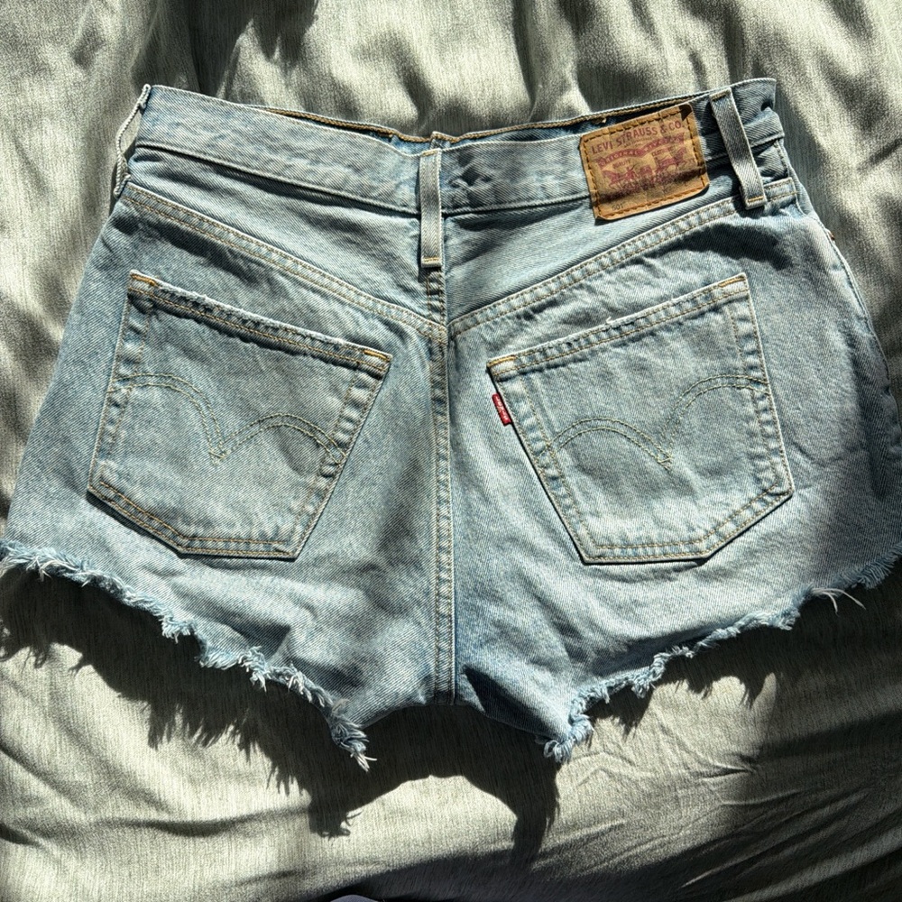 Levi's Women's Light Blue Jean Shorts